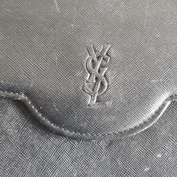 Yves Saint Laurent YSL Vintage Leather Shoulder Bag Black - Picture 9 of 16